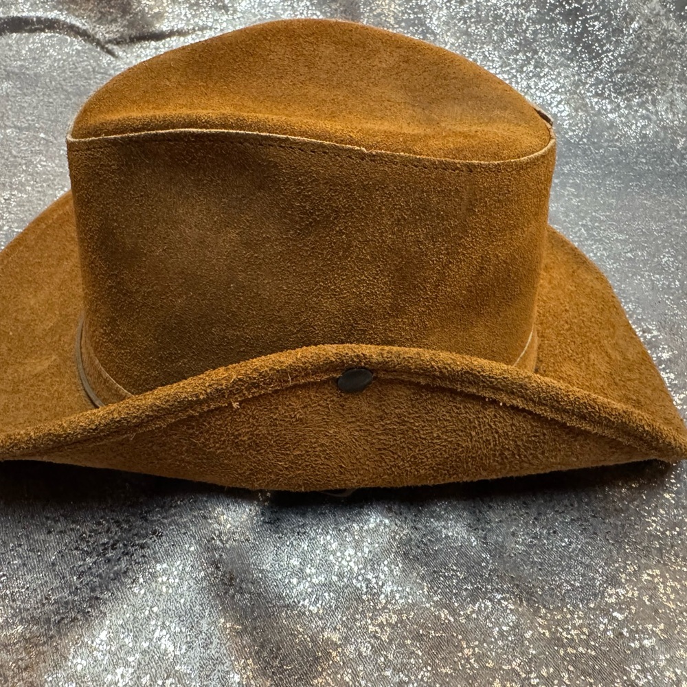 Minnetonka Brown Suede Hat
